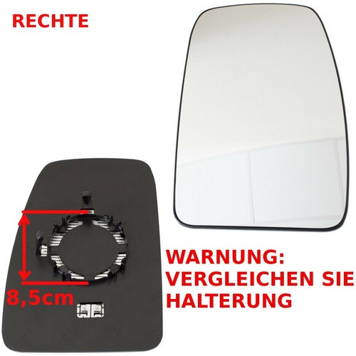 Spiegelglas beheizbar rechts - spiegelglas,