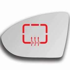 Spiegelglas Links Beheizbar